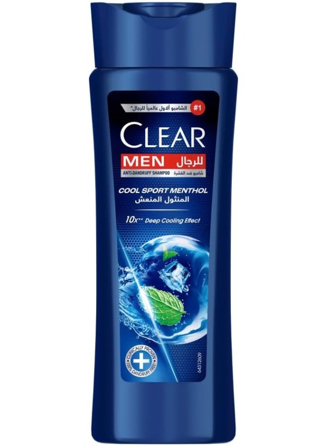 Clear Anti Dandruff Cool Sport Menthol Shampoo for Men 200ml - Image 1